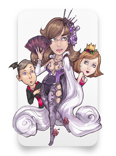 Marina die Herrliche und Gefolge