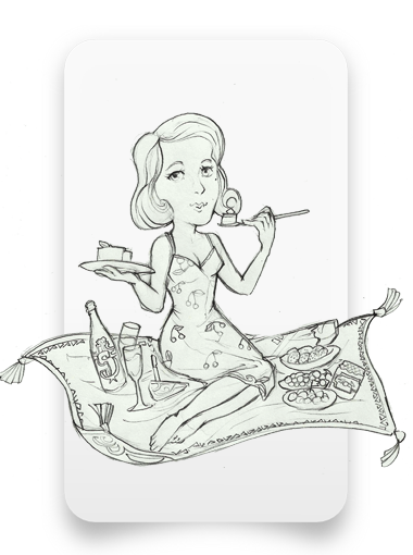 Sylvie und der fliegende Gourmetteppich